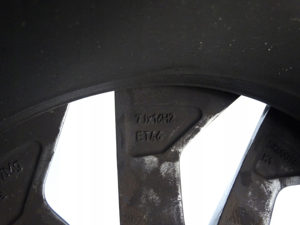 1x Alufelge 16 Zoll 7.0" 5x100 46ET 6V0601025N Skoda Fabia Iii Rim Wheel FEL5989629899ea