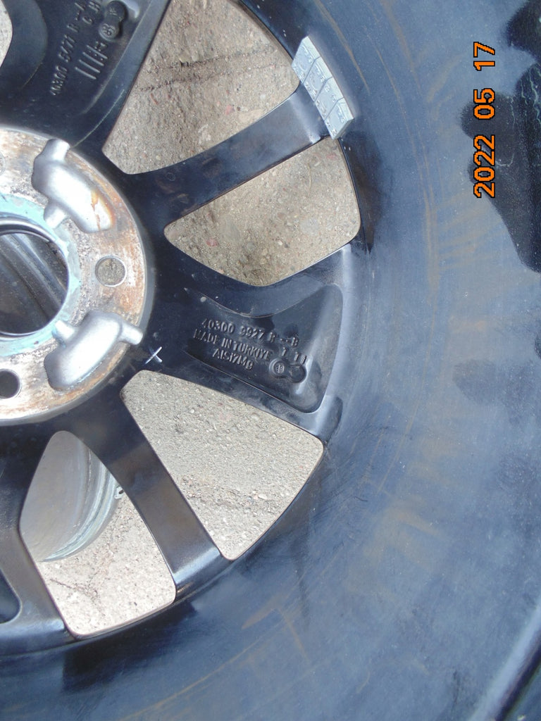 1x Alufelge 16 Zoll 6.5" 4x100 44ET 403005471R Renault Clio IV Captur Rim Wheel