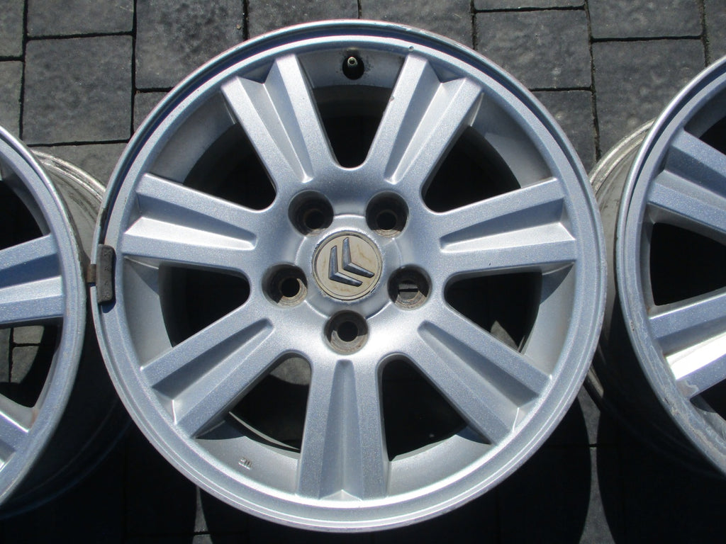 4x Alufelge 16 Zoll 6.5" 5x114.3 38ET Silber Citroën Rim Wheel FEL7150255202me