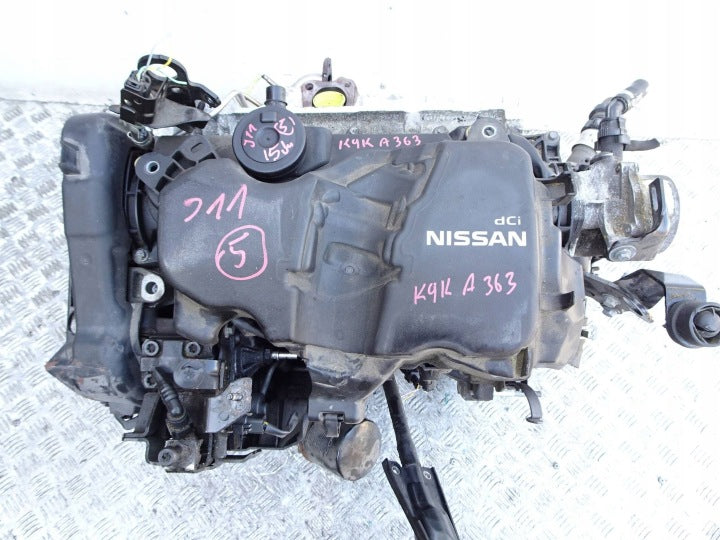 Motor Nissan Qashqai I J11 K9KA363 1.5 DCI 2014 Diesel Engine Unkomplett MOT9080998716fk