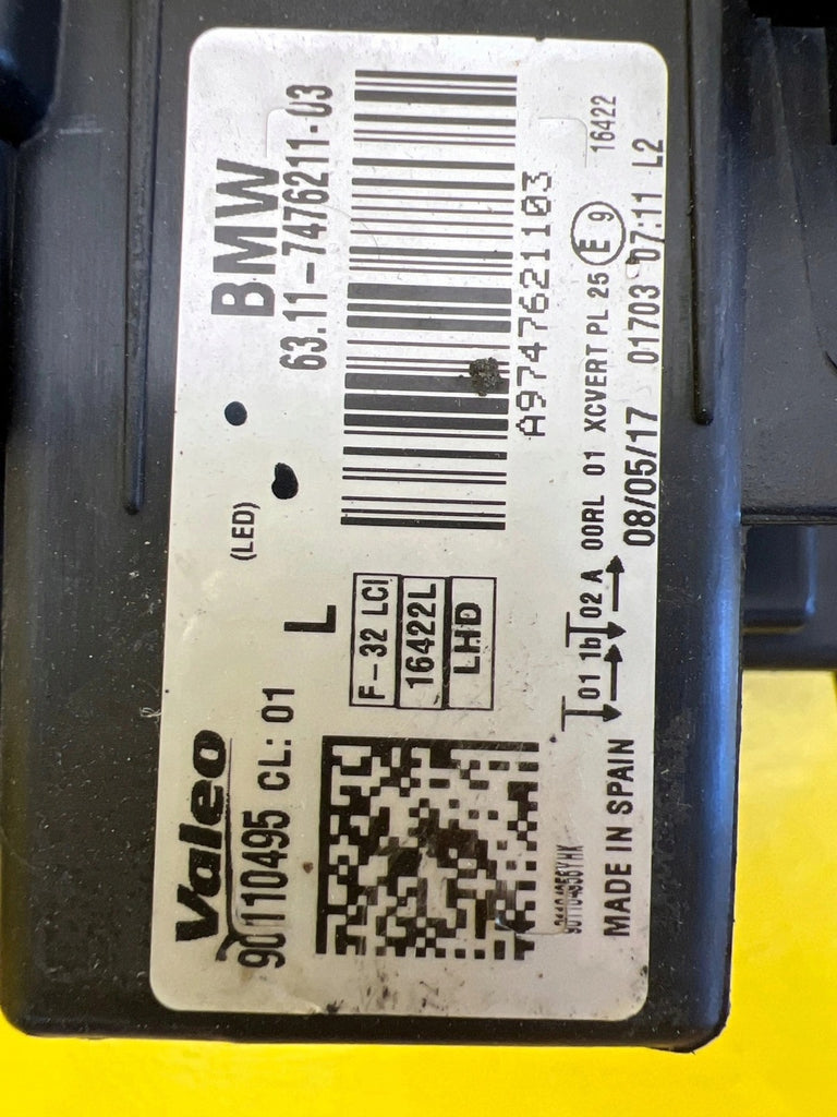 Frontscheinwerfer BMW F36 F32 7476211-03 LED Links Scheinwerfer Headlight SCH6652064943zr