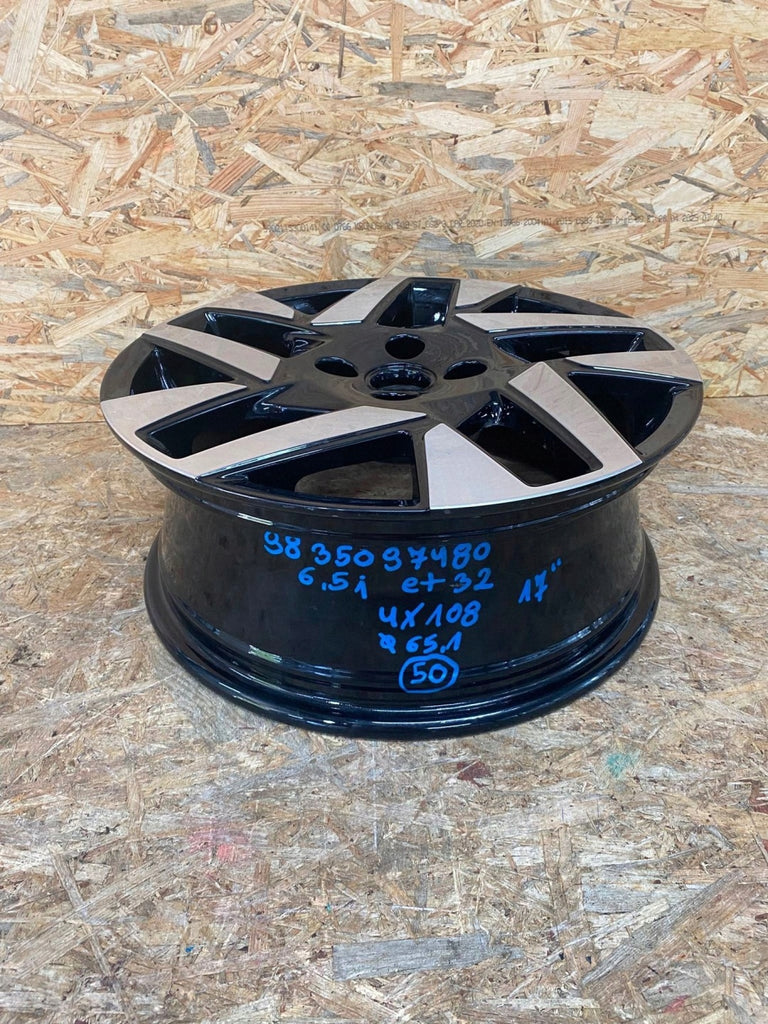 1x Alufelge 17 Zoll 4x108 9835097480 Opel Mokka Rim Wheel FEL6313647596zt
