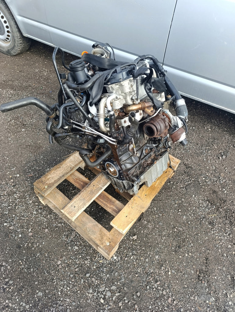 Motor VW T5 CAAC CCHA 2.0 TDI 140PS 103kW 134TKm Diesel Engine Komplett
