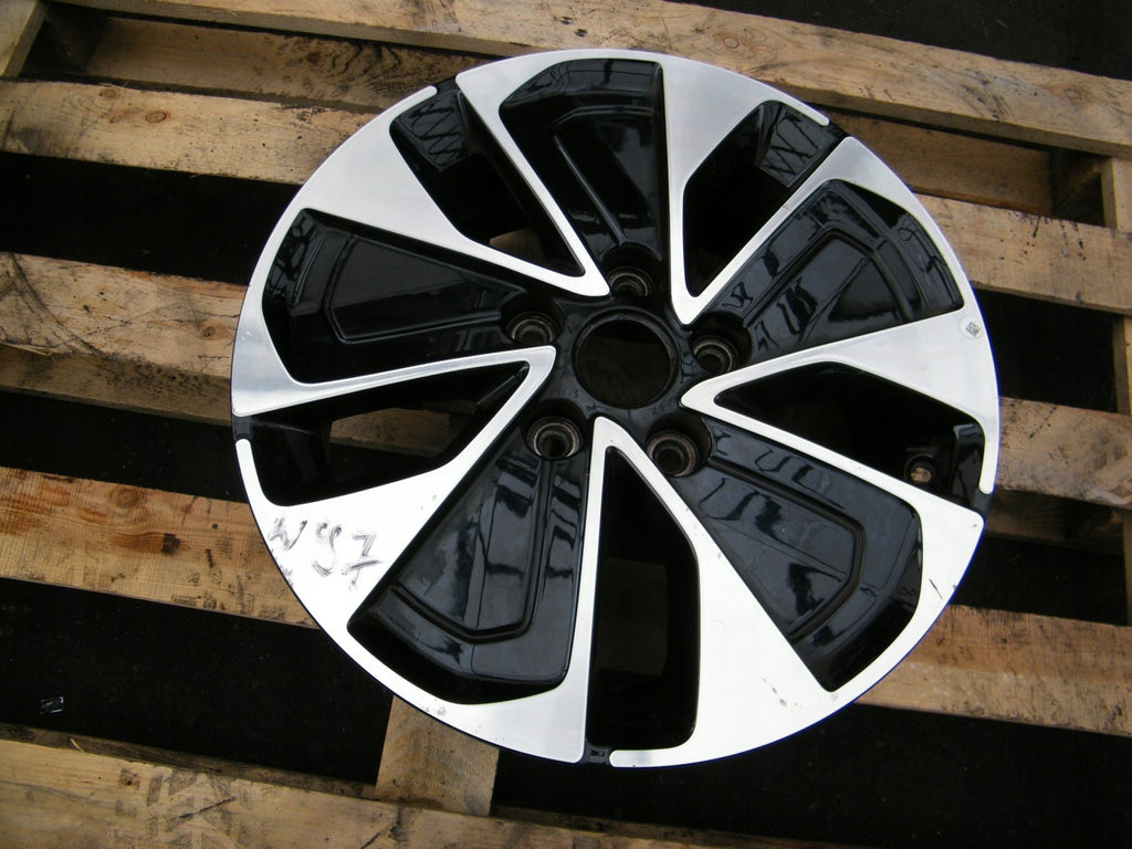 1x Alufelge 16 Zoll 6.5" 5x114.3 50ET Glanz Schwarz 52910-CR100 Kia Xceed FEL5060787971po
