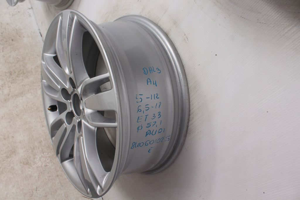 1x Alufelge 17 Zoll 6.5" 5x112 33ET Glanz Silber 8U0601025E Audi Rim Wheel