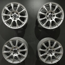 Laden Sie das Bild in den Galerie-Viewer, 4x Alufelge 16 Zoll 6.5" 5x112 38ET Glanz Silber A2054012400 Mercedes-Benz W205 FEL9345503988ts