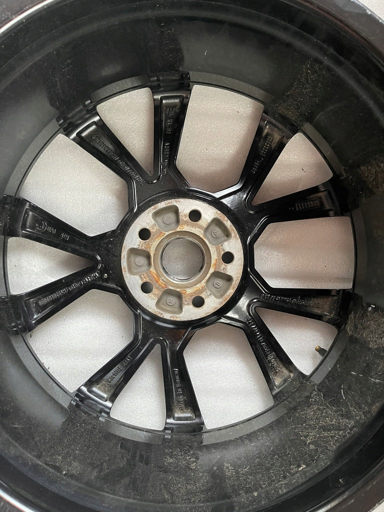 1x Alufelge 19 Zoll 7.5" 5x112 51ET Glanz Schwarz 5E0601025 Skoda Octavia Iii FEL3128042240sg