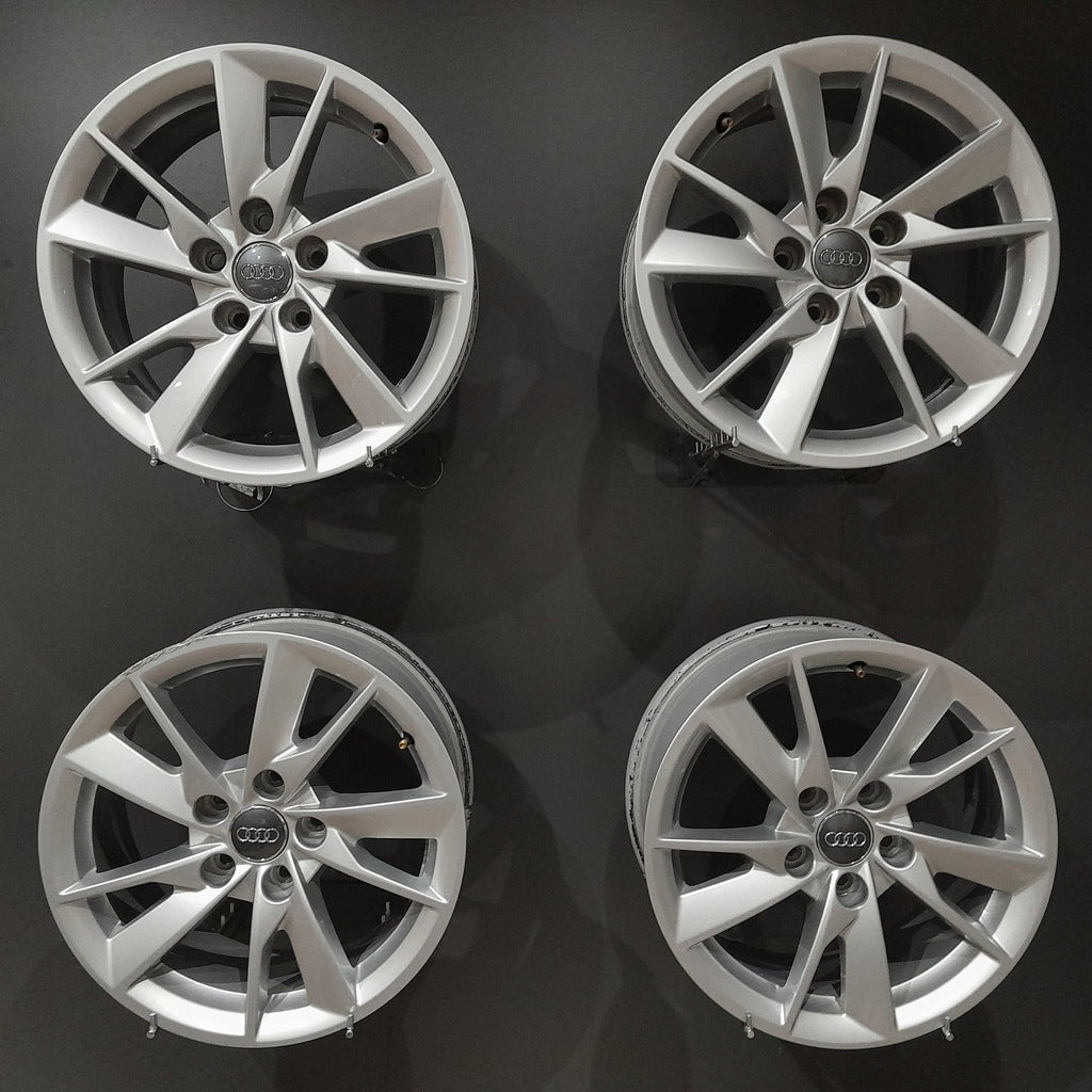4x Alufelge 16 Zoll 7.0" 5x112 35ET Glanz Silber 8W0601025 Audi C6 Rim Wheel FEL6810928099fk