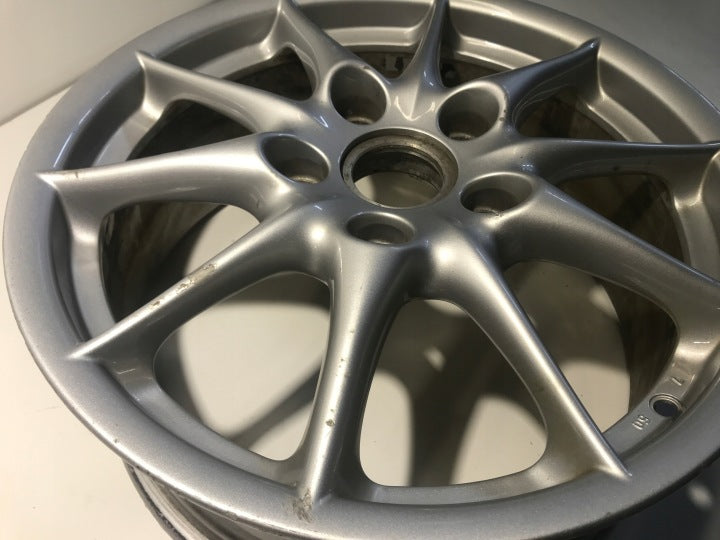 1x Alufelge 17 Zoll 7.0" 5x130 50ET 99636212402 Porsche Rim Wheel FEL5098695303za