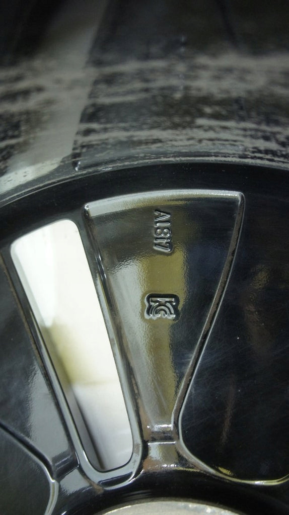 1x Alufelge 19 Zoll 7.5" 5x108 50 5ET Glanz Schwarz 31680404 Volvo Rim Wheel