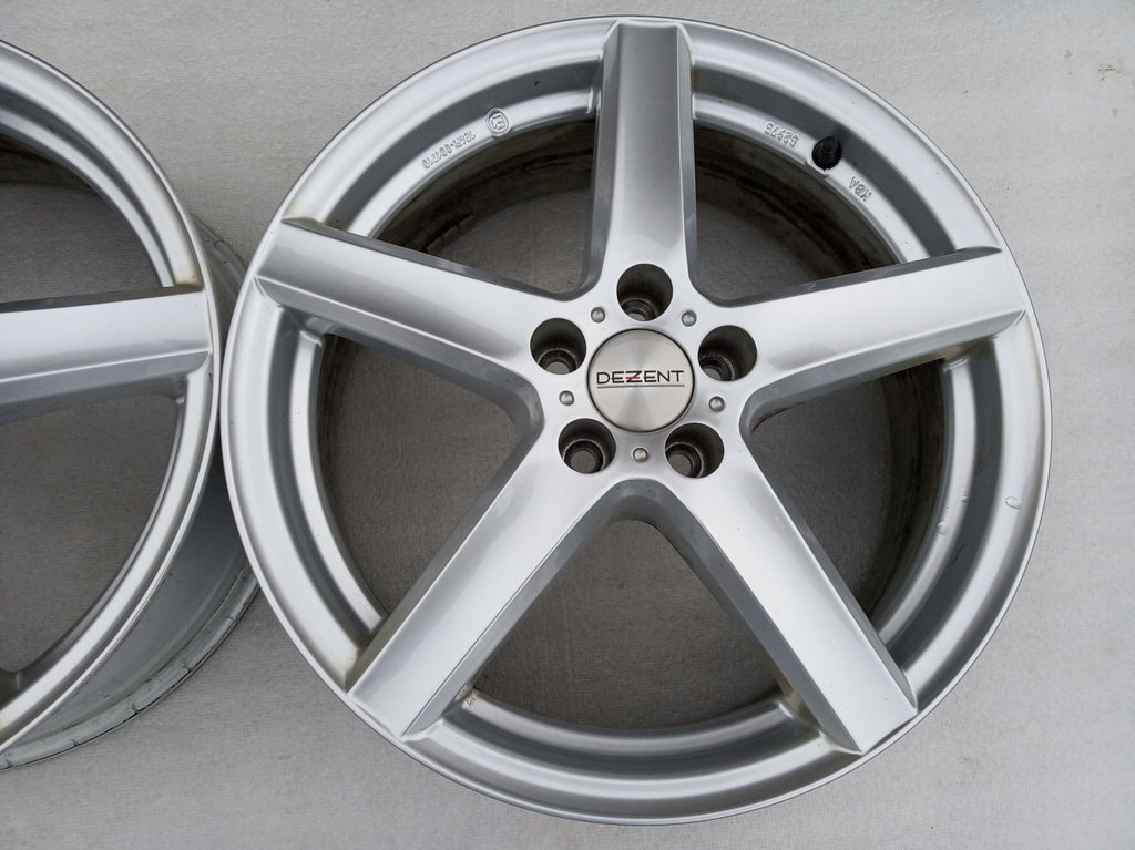 1x Alufelge 17 Zoll 6.5" 5x100 Glanz 124R-001710 VW Rim Wheel FEL4395524657nx