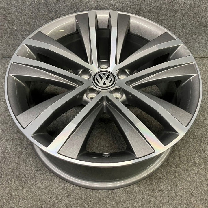 1x Alufelge 18 Zoll 7.5" 5x112 35ET Glanz Graphit 7N0601025F Mg Sharan Rim Wheel FEL3007859394la
