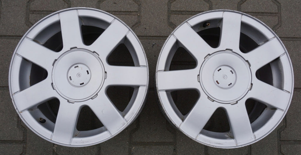 4x Alufelge 15 Zoll 7.0" 5x112 45ET Glanz Silber Audi I Rim Wheel FEL8981235543tw