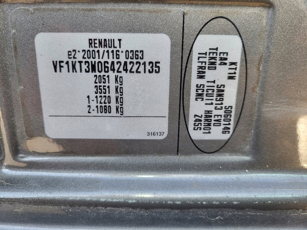 Motor Renault Laguna III M9R 808 2.0 DCI 150PS 110kW 2010 Diesel Unkomplett