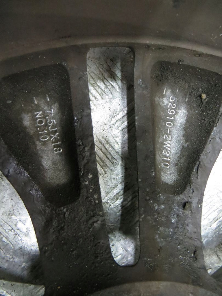 1x Alufelge 18 Zoll 7.5" 5x114.3 52910-2W310 Hyundai Santa III Fe Rim Wheel FEL9397676790ub