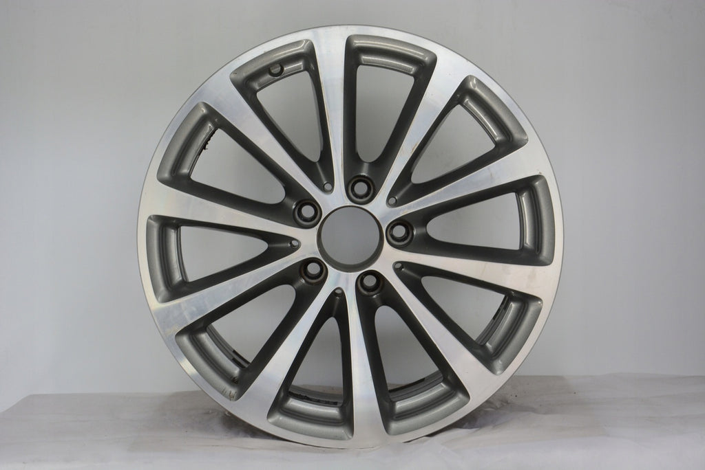 1x Alufelge 17 Zoll 7.5" 5x112 40ET Glanz Silber A2134011300 Mercedes-Benz Mg