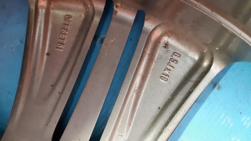 1x Alufelge 18 Zoll 6.5" 5x112 51ET 52910-2Y700 Hyundai Rim Wheel