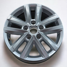 Load image into Gallery viewer, 1x Alufelge 16 Zoll 6.5&quot; 5x120 62ET Glanz Silber 2H0071496C Vw Rim Wheel