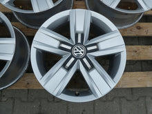 Load image into Gallery viewer, 4x Alufelge 17 Zoll 7.0" 5x120 55ET Glanz Silber 7E0601025 VW T6 T5 Rim Wheel FEL5043657578ym