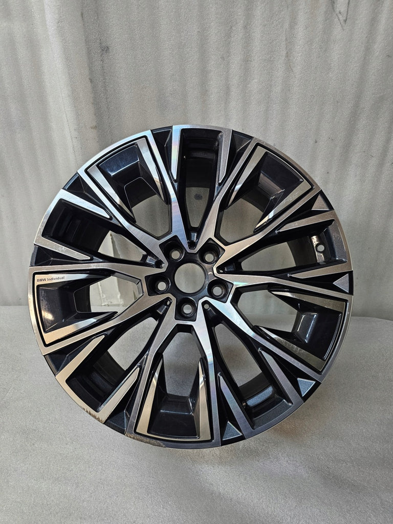 1x Alufelge 20 Zoll 9.0" 5x112 42ET Glanz Schwarz 8747311 BMW G30 Rim Wheel FEL2668730741om