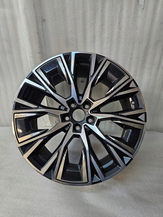 1x Alufelge 20 Zoll 9.0" 5x112 42ET Glanz Schwarz 8747311 BMW G30 Rim Wheel FEL2668730741om