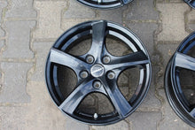 Laden Sie das Bild in den Galerie-Viewer, 4x Alufelge 15 Zoll 5.5" 5x112 46ET Glanz Schwarz Audi I Rim Wheel FEL8452208896gk