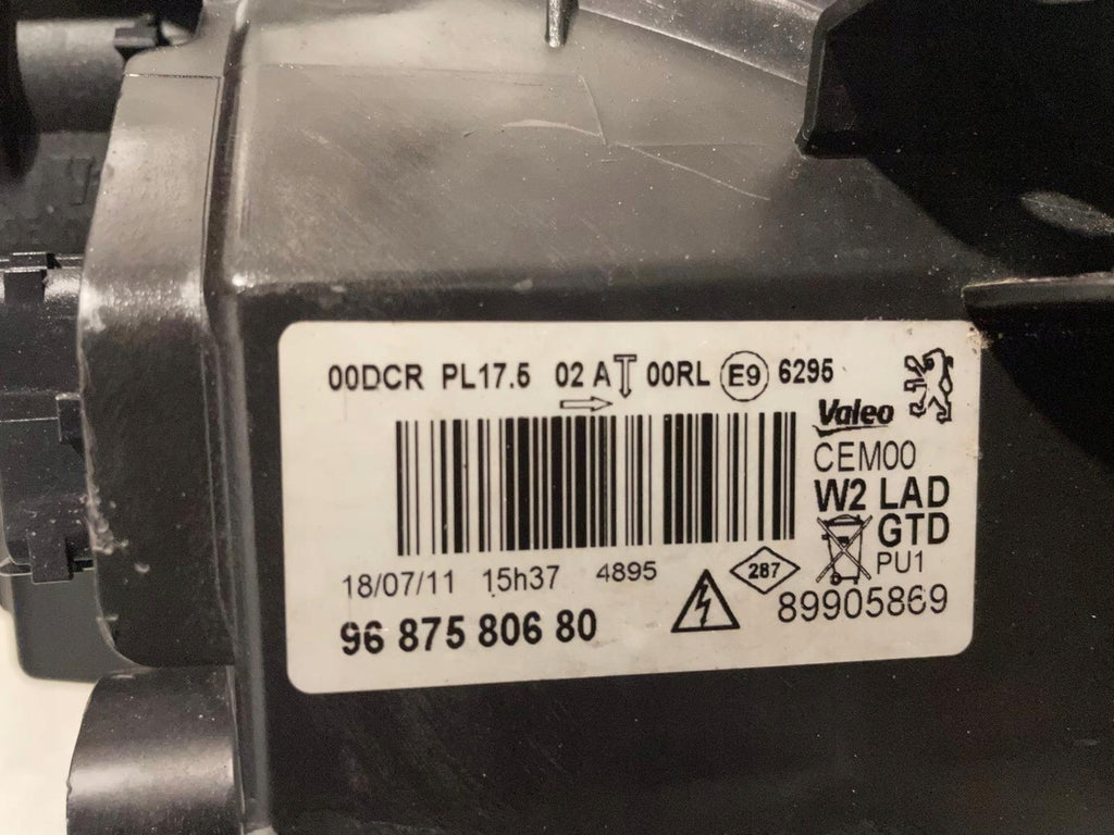 Frontscheinwerfer Peugeot 508 9687580680 Xenon Links Scheinwerfer Headlight SCH3194397152kz