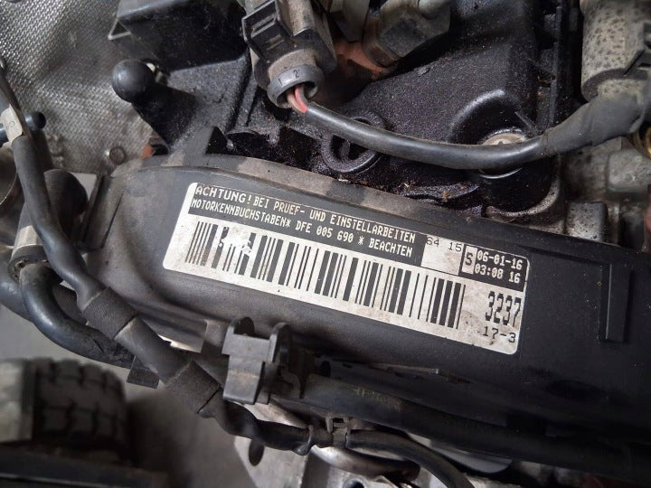 Motor VW Passat B8 DFE 2.0 TDI 150PS 110kW 2016 Diesel Engine Komplett MOT2554423973td