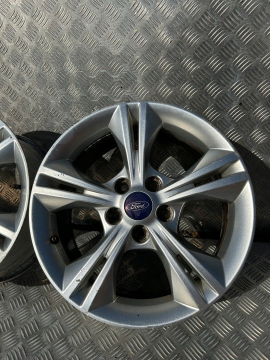 3x Alufelge 16 Zoll 7.0" 5x108 50ET Glanz Silber CM5C-1007-DA Ford Focus C Max FEL1107823484fv