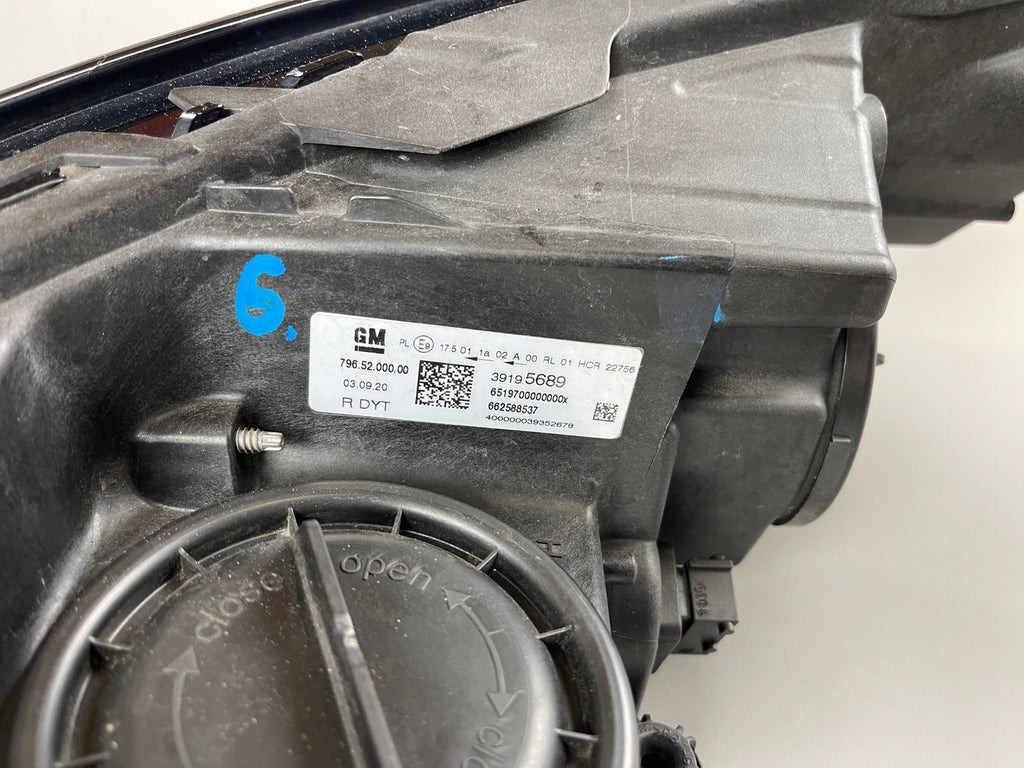 Frontscheinwerfer Opel Astra K 39195689 Full LED Rechts Scheinwerfer Headlight SCH2674463492nb