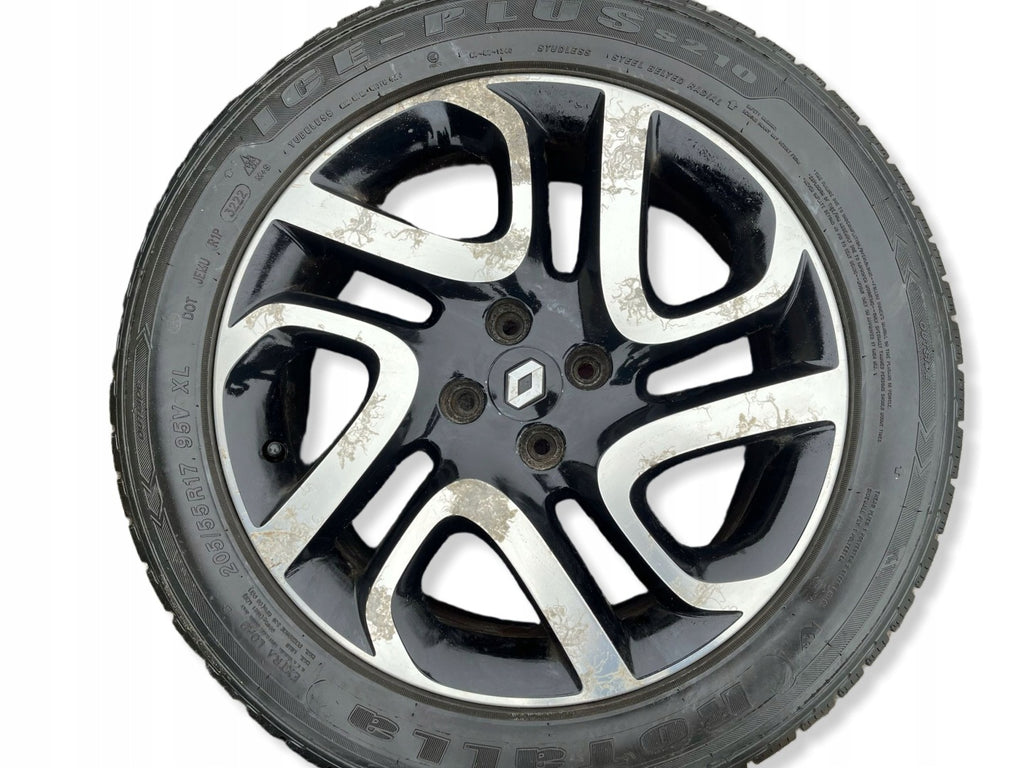4x Alufelge 17 Zoll 6.5" 4x100 40ET Glanz Schwarz 403008967R Renault Captur I FEL5905662890tx