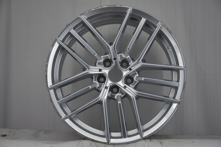 1x Alufelge 19 Zoll 10.0" 5x112 46ET Glanz Silber 5A324D7 BMW Rim Wheel FEL8073824100py