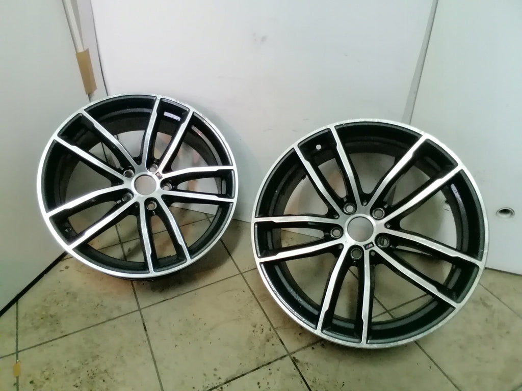 1x Alufelge 18 Zoll 8.0" 5x112 30ET Glanz Graphit 7855081 BMW G31 G30 Rim Wheel FEL6203273101gy