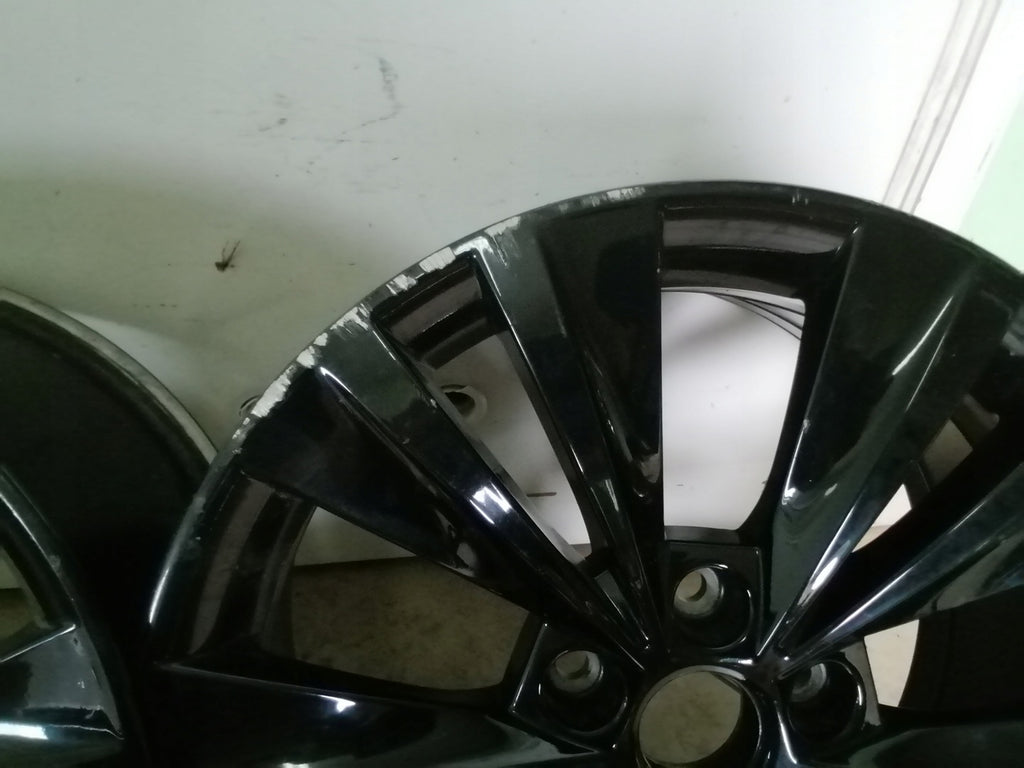 1x Alufelge 17 Zoll 7.5" 5x112 49ET Schwarz 3T0601025HD Skoda Superb Rim Wheel