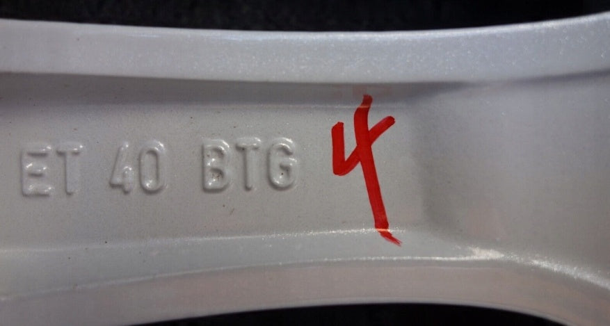 1x Alufelge 16 Zoll 6.0" 4x100 40ET Glanz Schwarz OP034 Opel Corsa D Rim Wheel