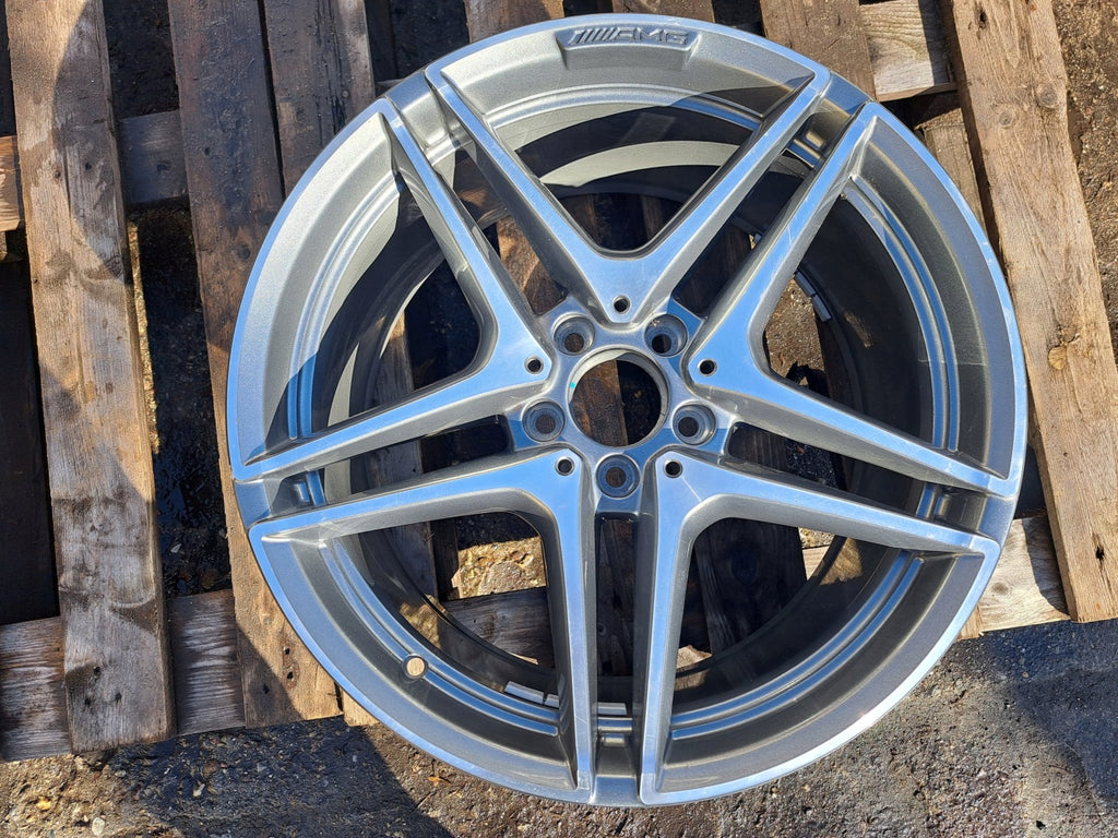 1x Alufelge 19 Zoll 9.5" 5x112 56ET A2054012000 Mercedes-Benz A205 Rim Wheel FEL1915399184bb