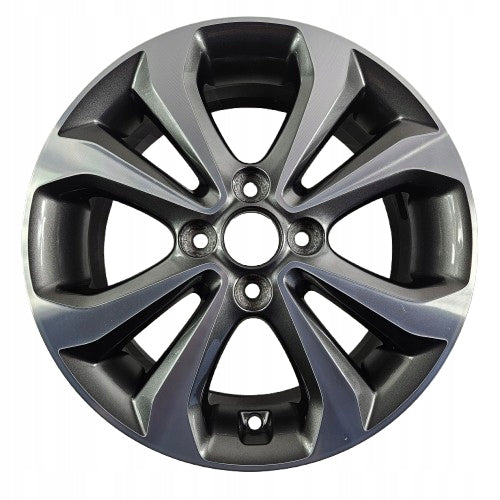 1x Alufelge 15 Zoll 6.0" 4x100 53ET 52910B9300 Hyundai I10 III I20 Rio Rim Wheel FEL4796591100tr