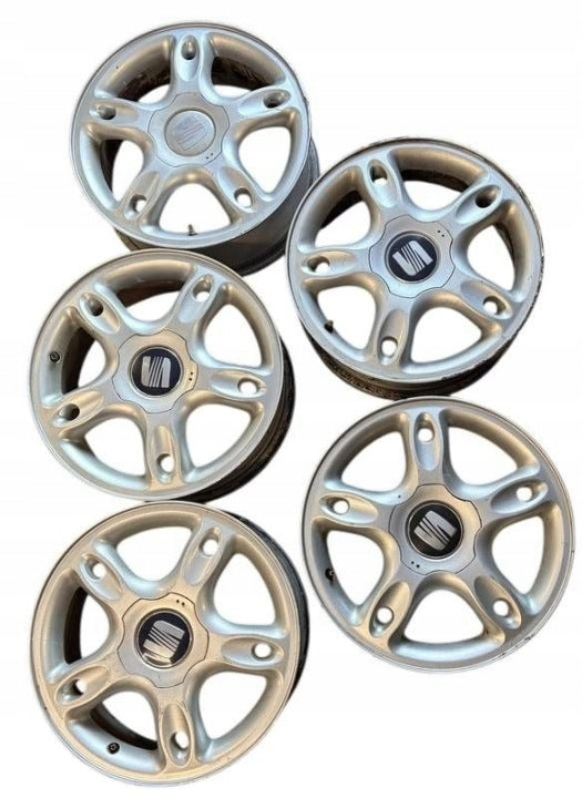 1x Alufelge 16 Zoll 6.5" 5x100 44 5ET Glanz Silber 1M0601025A Seat Toledo I FEL6713079595hi