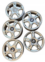 Load image into Gallery viewer, 1x Alufelge 16 Zoll 6.5" 5x100 44 5ET Glanz Silber 1M0601025A Seat Toledo I FEL6713079595hi