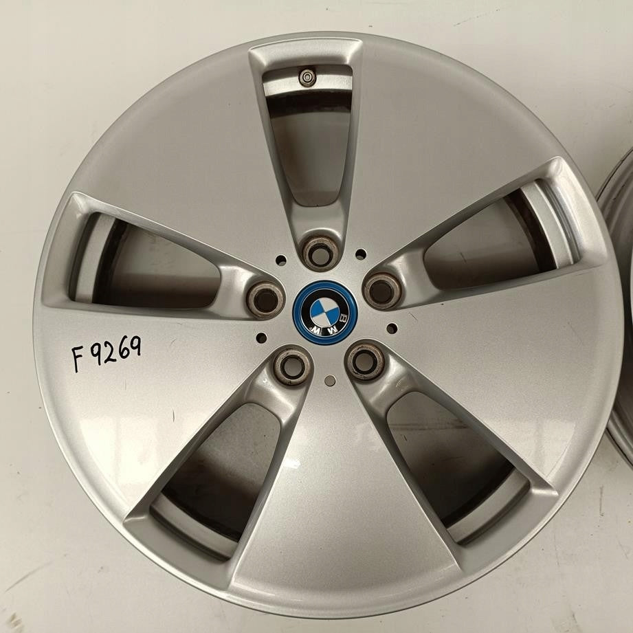 4x Alufelge 19 Zoll 5.0" 5x112 43ET Glanz Silber 6852053 BMW I3 I01 Rim Wheel FEL5955381064kv