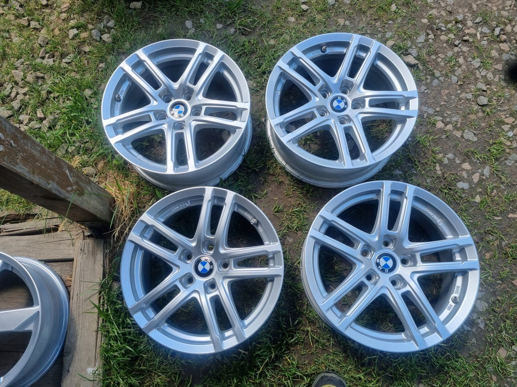 4x Alufelge 16 Zoll 6.5" 5x112 22ET Glanz Silber KBA52618 BMW 3 Rim Wheel FEL6701295320ty