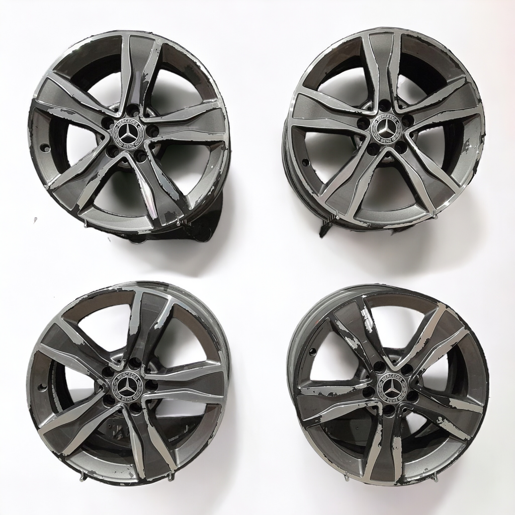 4x Alufelge 17 Zoll 7.0" 5x112 48,5ET A2054010800 Mercedes-Benz Mg W205 A205