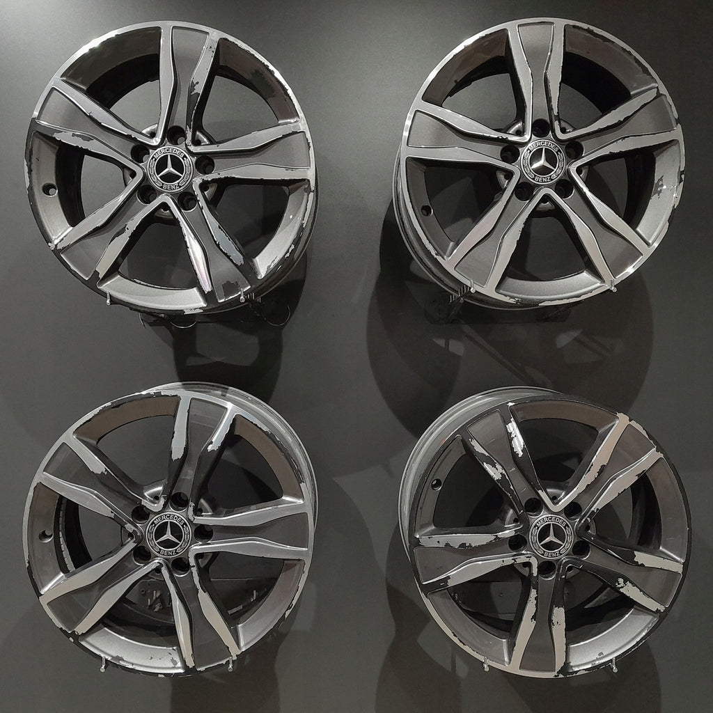 4x Alufelge 17 Zoll 7.0" 5x112 48,5ET A2054010800 Mercedes-Benz Mg W205 A205