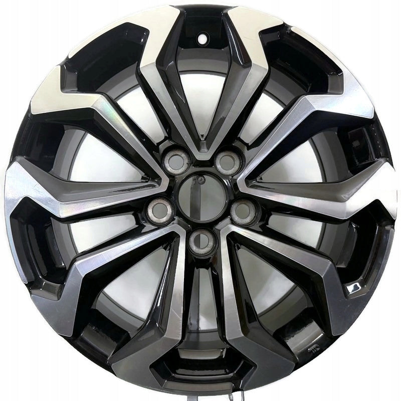 1x Alufelge 17 Zoll 7.0" 5x114.3 50ET Glanz Schwarz Toyota Rim Wheel FEL5428435419jp