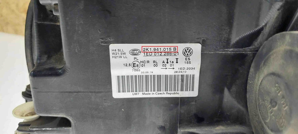 Frontscheinwerfer VW Caddy II 2K1941015B Ein Stück (Rechts oder Links) Headlight SCH9348429480ve