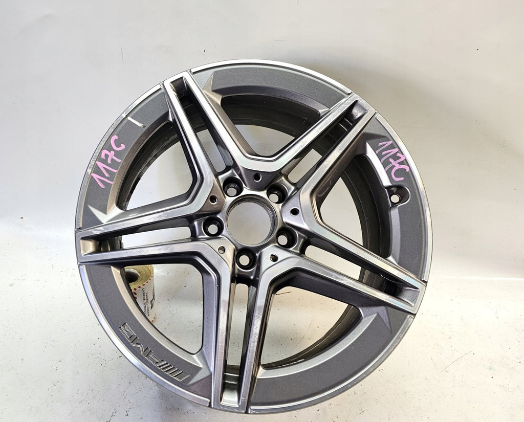 1x Alufelge 18 Zoll 7.5" 5x112 49ET Glanz A1774011500 Mercedes-Benz W177 FEL9391384565tj