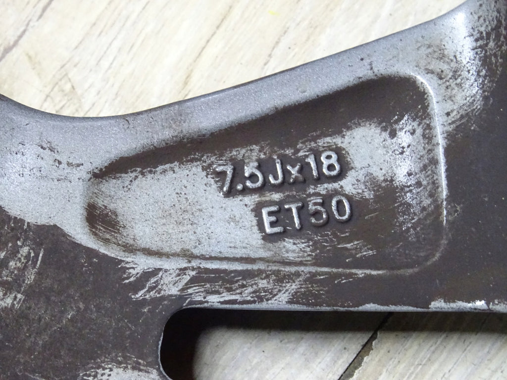 1x Alufelge 18 Zoll 7.5" 5x112 50ET Glanz Graphit LV4C-N2B Ford Kuga Ii