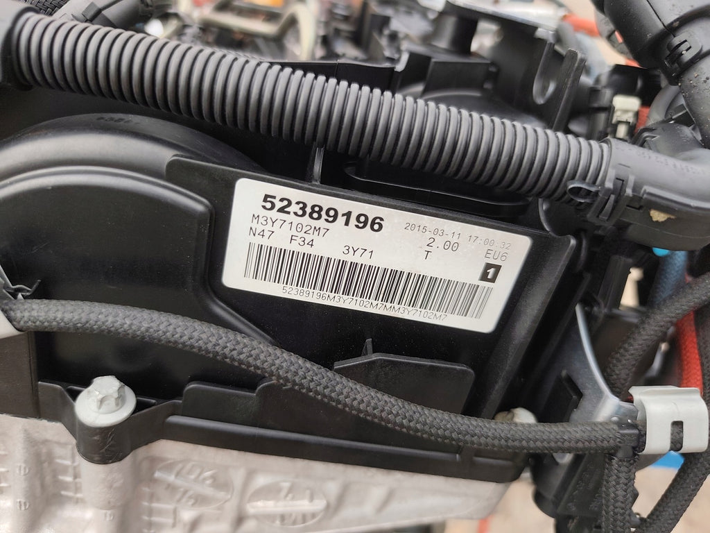 Motor BMW F10 F30 F32 F25 F20 F15 N47D20D 2.0 218PS Diesel Engine Komplett