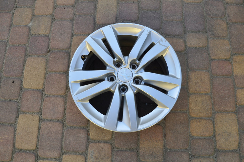 1x Alufelge 16 Zoll 7.0" 5x108 44ET Glanz Silber 9677989577 Peugeot 308 FEL8290111523gf