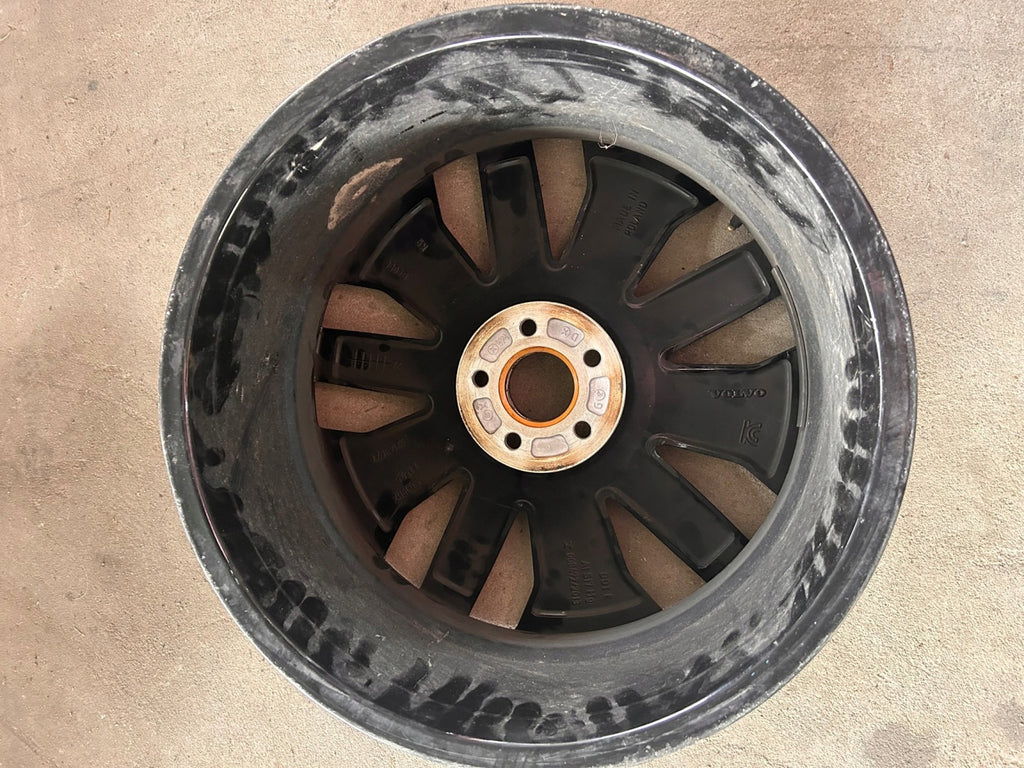 1x Alufelge 19 Zoll 7.5" 5x108 50 5ET Glanz Schwarz 32143627 Volvo I Rim Wheel FEL1249181460lj